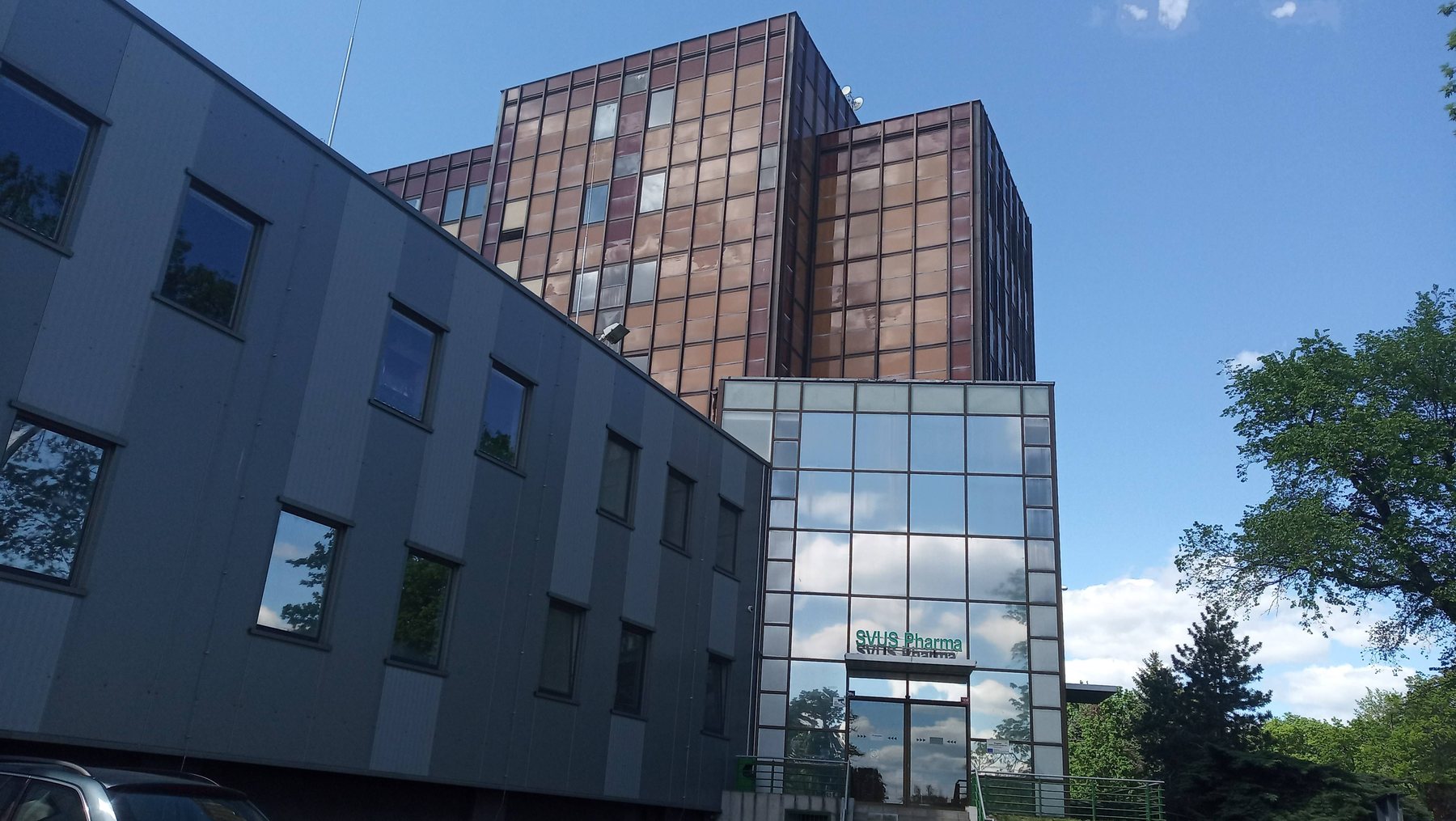 Budova SVUS Pharma v Hradci Králové