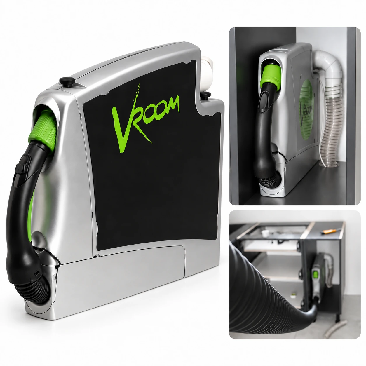 Vroom Central a ukázky instalace ve skříňce