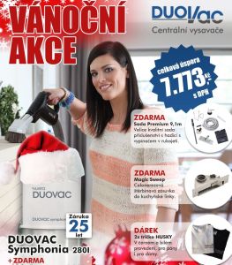 centrální vysavač v akci